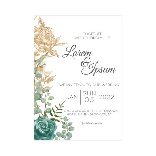 Convite de Casamento Personalizado em Acrílico com Design Elegante e Minimalista
