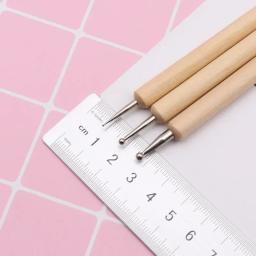 3 pçs padrão de gravação argila escultura modelagem fazendo cerâmica ferramentas bola styluses ferramenta para kit de ferramentas de argila de polímero - Image 3