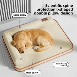 Tapete para cães adequado para todas as estações, cama para cães de médio e grande porte, à prova d'água e resistente a rasgos, removível e lavável para o verão. - Image 3