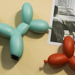 Estátua do cão do balão de cor fosca, Decoração para casa, Escultura de cachorro de resina, Estilo nórdico moderno - Image 4
