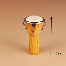 Mini Africano Tambor Miniatura Congos, bongos, instrumentos musicais, réplica, Home Display modelo, presente coleção - Image 6