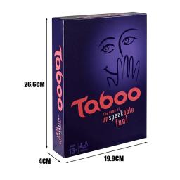 Jogo de festa emocionante para amigos: Taboo - Jogo de tabuleiro divertido para adivinhação de palavras para adultos e família - Image 2