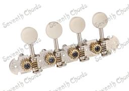 Um conjunto de afinadores de bandolim cromado 4R4L, afinadores de cabeças de máquina, afinadores de cordas -MTLXN-CR - Image 3