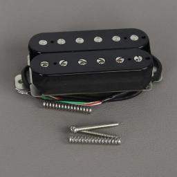 Fleor 1 peça captador humbucker de cerâmica captador de guitarra elétrica 4 fios, zebra/preto/branco escolher - Image 5