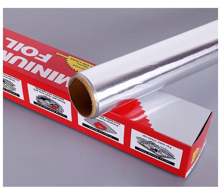Papel de alumínio descartável, Resistente a altas temperaturas, Forno De Rolo De Folha De Cozimento, Cozimento de peixe grelhado - Image 1
