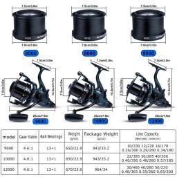 Sougayilang Dyd9000-12000 Metal Completo Molinete De Pesca 13+1BB 25kg Max Arraste Carretel de energia para água salgada Trolling Surf Pesca - Image 4