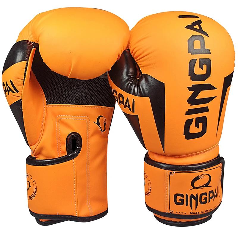 Luvas de boxe profissionais para homens e mulheres, Sanda, Muay Thai, lutando, saco de perfuração, Kickboxing, alta qualidade, 6 oz, 8 oz, 10 oz, 12oz - Image 1