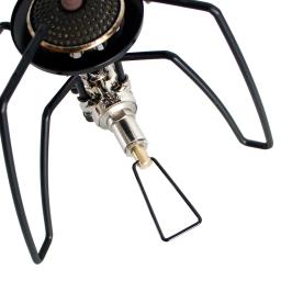 Dobrável Camping Fogão Acessórios, Outdoor Tourist Burner Peças, Aranha Fogão, Windproof, Anti-escaldante, Mochila, Caminhadas Forno a Gás - Image 5