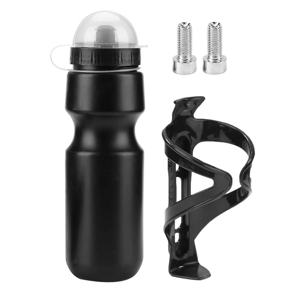 Garrafa de água de bicicleta com gaiola e parafusos, esportes de fitness ao ar livre, acessório de bicicleta para ciclismo, 650ml, 1-5set - Image 1