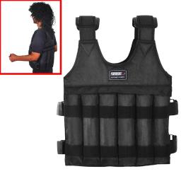 50 kg masculino feminino treino colete de peso ajustável weight training exercício esportes boxe fitness ao ar livre (pesos não incluídos) - Image 1