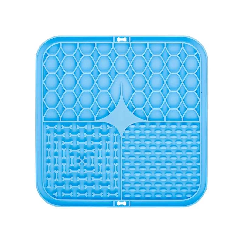 Tapete de silicone para pet, prato Slow Food para cachorro, distração de banho, alimentação itinerante, tudo para cães, escolha - Image 1