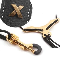 Couro saxofone Lanyard, comprimento ajustável, Harness ombro duplo, Sax, Bass, Tenor, Alto - Image 5