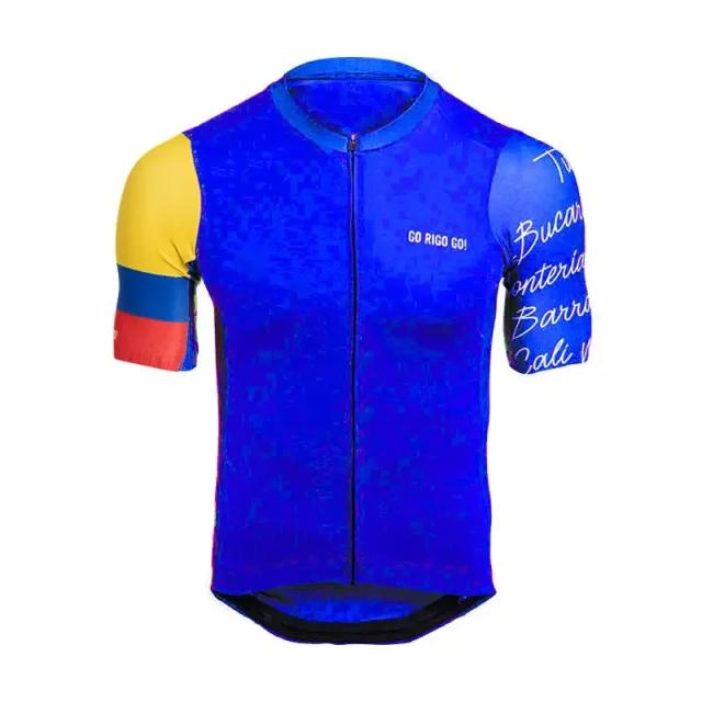 Go Rigo Go Camisa de Ciclismo Masculina Aero-Fit Dry-Max Manga Curta