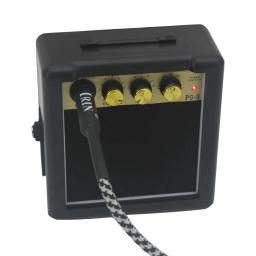 Mini amplificador portátil de guitarra elétrica acústica, Amp Speaker, Black Guitar Parts, Acessórios para instrumentos musicais - Image 4