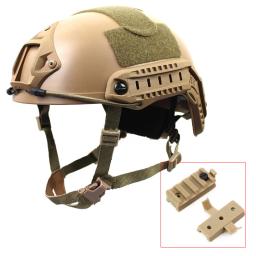Capacete tático à prova de explosão ABS rápido, botão ajustável, suspensão, esportes ao ar livre, ventilador militar, engrenagem de campo CS - Image 6
