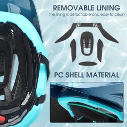 West Biking-Capacete Viseira de Ciclismo para Homens e Mulheres, Leve, MTB, Corrida de Bicicleta, Modular, Cara Completa, Motocicleta - Image 5