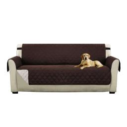 Capas de sofá acolchoado reversível para cães, protetor de móveis laváveis, pet friendly, tampa do sofá para 3 almofadas - Image 1