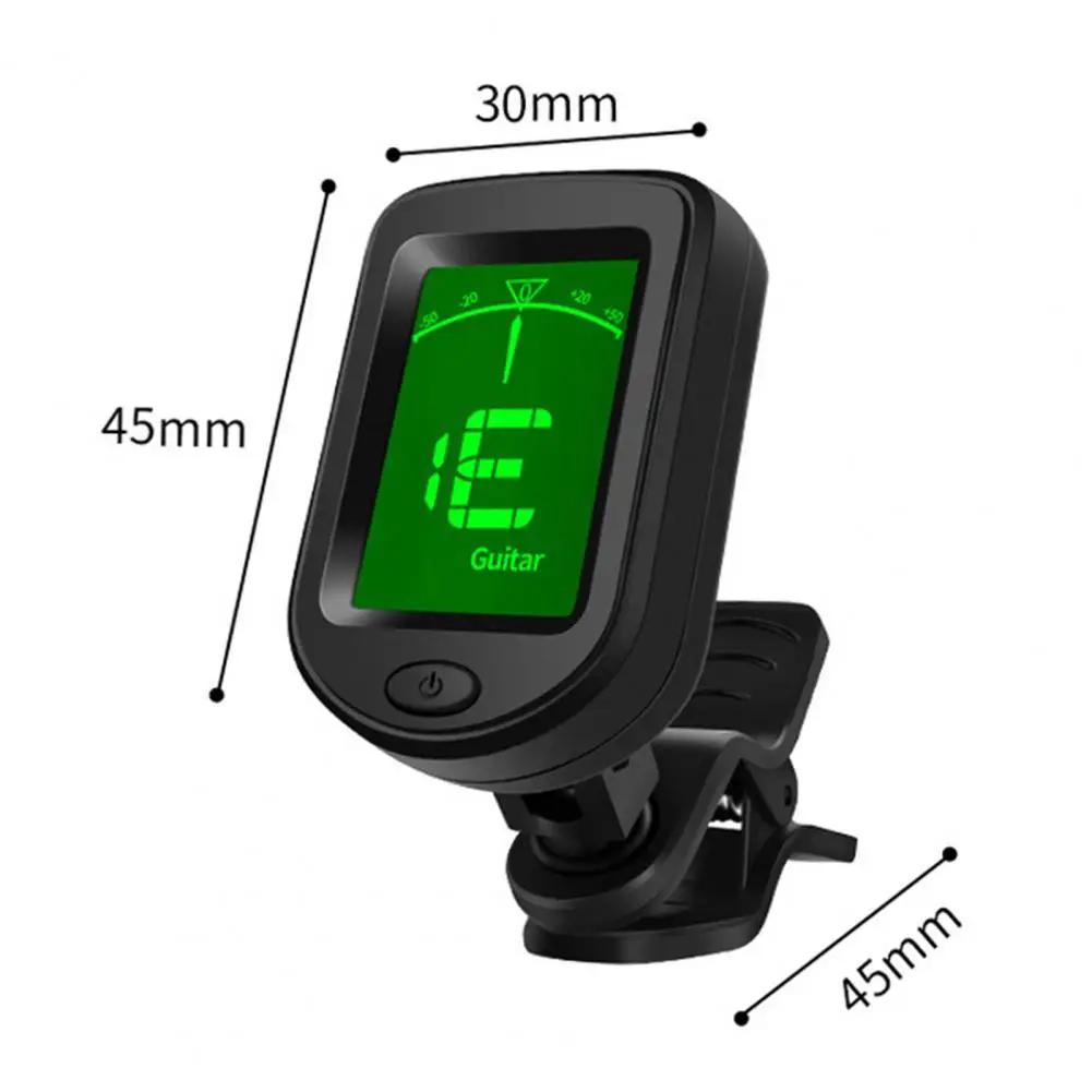 Precise Baixo Tuner Acoustic Guitar Tuner Guitar Tuner Sintonia Digital Display LCD Sensível - Image 1