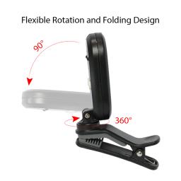 Afinador de guitarra com tela lcd e clip, acessórios portáteis para guitarra cromática, baixo, violino, cavaquinho - Image 4