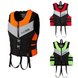 Casaco salva-vidas de neoprene para adultos, colete salva-vidas, esportes aquáticos, pesca, esqui, caiaque, canoagem, natação, drifting, novo - Image 1