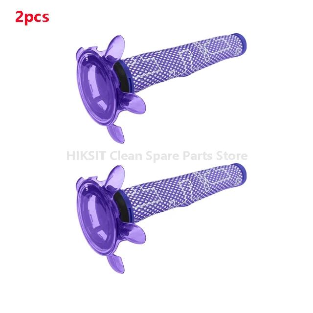 Para dyson v8 focus mattress handheld aspirador de pó peças pré pós filtro hepa acessórios lavável filtro hepa substituição - Image 1