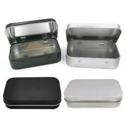Pequeno Flip Iron Box Recarregáveis, Mint Nail Knife Metal Box, Candy Packaging Box, Jar de lata de alumínio, Cosmetic Container, Tea Latas, 1 Pc - Image 1