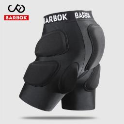 BARBOK-Calções para Snowboard, Anca Acolchoada, Esportes de Exterior para Adultos, Esqui, Skate, Hóquei, Defesa, Proteção Snowboard - Image 1