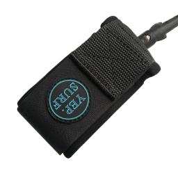 Durável TPU Surf Pé Leash, Trelas de surf, cor preta, reta Surf Leash Rope, Stafy Surf, Fo Desporto Aquático, 6-12 pés - Image 4