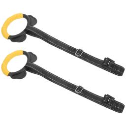 Conjunto de anéis de ginástica para crianças, conjunto de 2 peças, com corda pendurada, fivela, para ginástica, fitness, exercício - Image 1