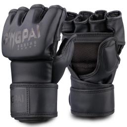 Luvas de Boxe de Meio Dedo MMA Profissional para Homens e Mulheres, Torneio de Artes Marciais Mistas, Luvas de Luta Grátis Sanda - Image 6