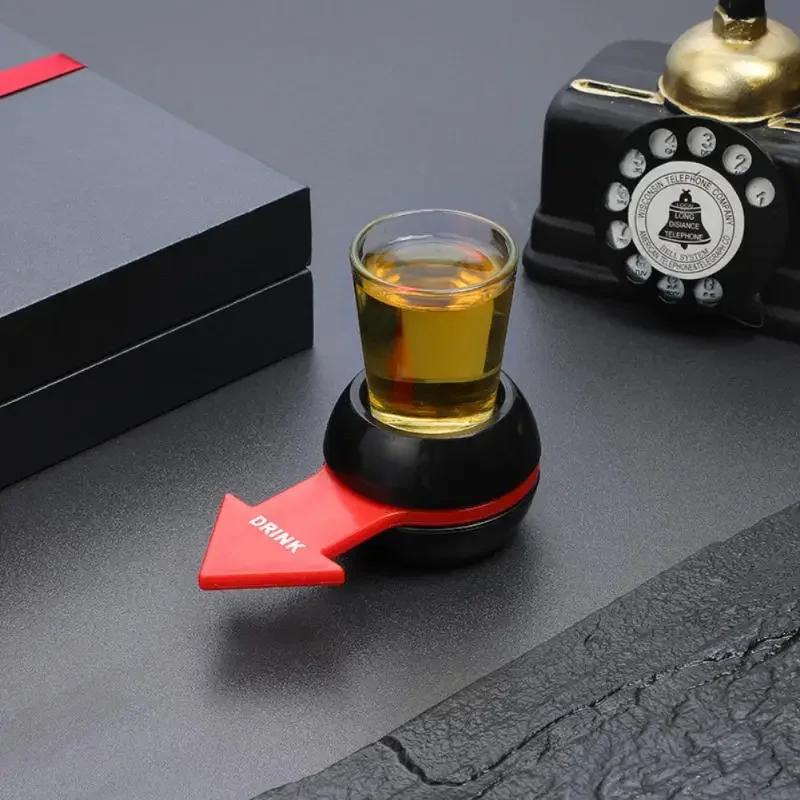 Vidro rotativo Cup Board Game, Spinner tiro, Seta, Cerveja, Vinho, Beber, Vidro, Kit Cup, Tabela, Entretenimento em casa - Image 1