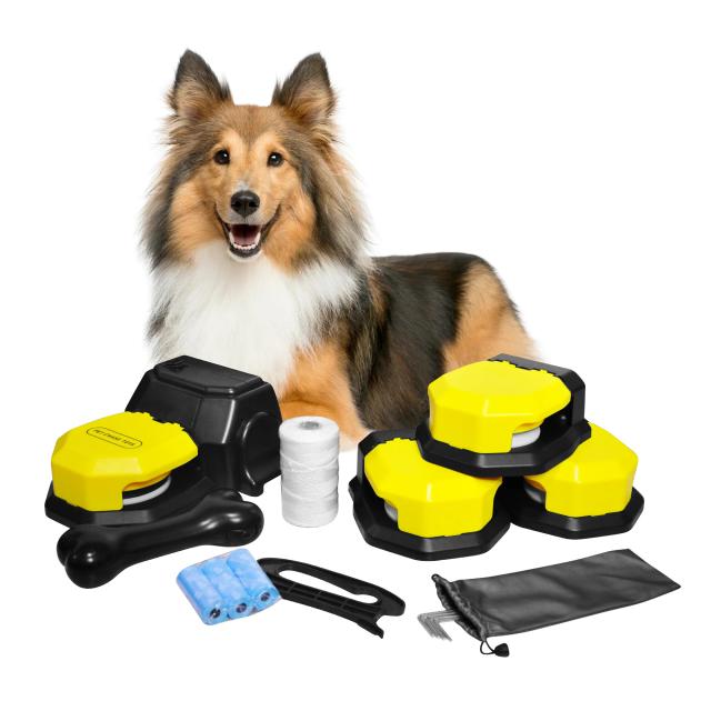 Brinquedos Interativos para Cães: Máquina de Atração e Treinamento de Agilidade para Pets
