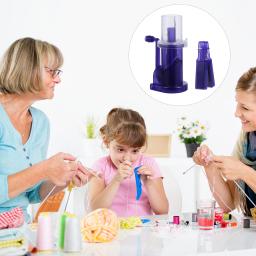 Máquina De Tricô De Mão De Fios De Lã De Plástico, Enrolamento De Costura Pequena, Ferramenta De Tecer De Pulseira, Tecelões Fácil - Image 5