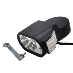 36v 48v 60v chifre luz scooter elétrico e-bike farol led elementos de ciclismo bicicleta externa luz - Image 4