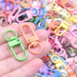 Colorido Metal Lobster Fecho Ganchos, Chaveiro Rotativo, Chaveiro Fivela, DIY Jóias Fazendo Suprimentos, Acessórios, 10Pcs - Image 3