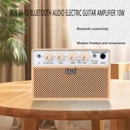 IRIN-BA-10 Mini amplificador de guitarra elétrica, 10W, Conexão Bluetooth, Bass Mini Amplificador, Prática Acessório - Image 1