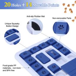 Brinquedos interativos para cachorros, treinamento, DogEnrichment Toys, grandes, médios, pequenos, inteligentes Pet Puzzles - Image 3