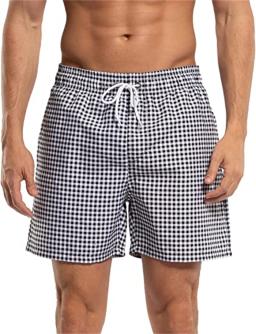 Shorts de banho masculino de verão, calção masculino, calça esportiva, tábua, forro de malha e bolsos - Image 4