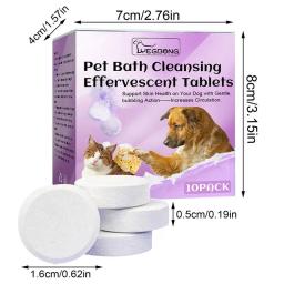 Comprimidos de Banho Natural Pet, Comprimidos De Limpeza Para Cães, Fácil de Usar, Hidratante, Shampoo de Lavanda para Cães, Cheirando Filhotes - Image 6