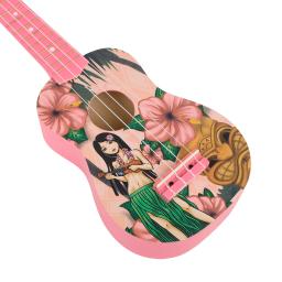 IRIN-Ukulele havaiano para iniciantes, guitarra de desenhos animados, mini instrumentos de cordas, presente infantil com bolsa, 21in - Image 4