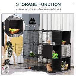 Gaiola de arame para gatinho, caverna de caixa, multifuncional, dormindo jogando canil, chinchilas, pequenos animais, bricolage - Image 2