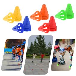 Cones Coloridos Patins para Treinamento, Pequeno Bloco de Estrada, Agilidade e Ginásio, Patinação, Marcador de Futebol, 8cm - Image 1