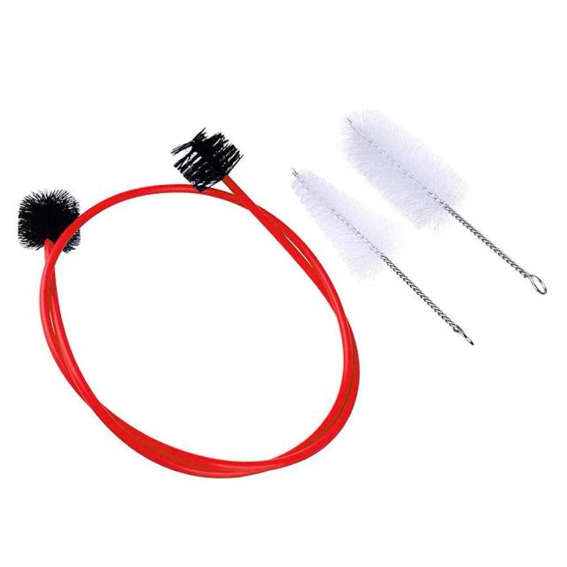 Conjunto de Manutenção para Trompete com Escova Bendável e Acessórios de Limpeza para Cornete