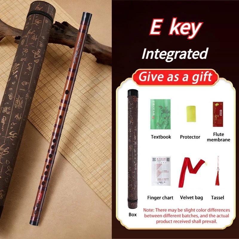 Flauta Dizi de Bambu Artesanal Nível Profissional para Crianças e Adultos Iniciantes Instrumento de Sopro Tradicional - Image 1