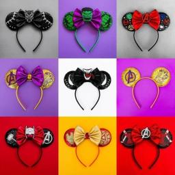 Marvel Guardians of the Galaxy Headbands para Crianças, Avengers Groot Emblem, Rocket Raccoon Ears, Acessórios para Cabelo Mulher, Star-Lord Hairband - Image 5