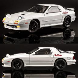 Mazda RX7 Alloy Sports Car Model, Diecast Metal Toy, Racing Car Vehicle Model, Simulação de som e luz Collection, Kids Gift, 1:24 - Image 1