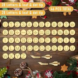 Pyrography Carving Stencil Set, DIY Wood Burning Set, 26 Letras, Molde De Cobre, Molde, Ferro De Solda, Caneta Dicas, Kit Ferramentas, Gadgets - Image 4