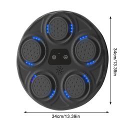 Fitness Trainer, Alvo, Música, Exercício, Crianças, Adultos, Máquina de Treino Com Luzes, Almofadas De Boxe Eletrônicas - Image 6