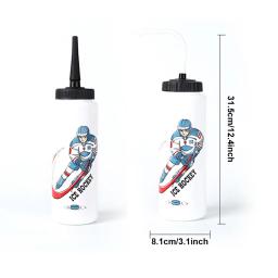 Garrafa De Água De Hóquei No Gelo, Equipamento Desportivo De Lacrosse De Futebol, Squeeze Bottle, Acessórios Esportivos, 1000ml - Image 6