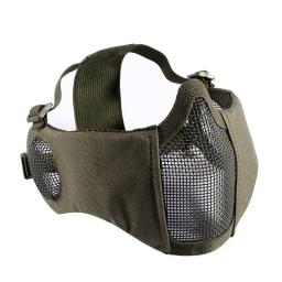 Máscara de Airsoft tático para Paintball, metade do rosto, malha de aço de baixo carbono, máscaras protetoras confortáveis, CS - Image 4